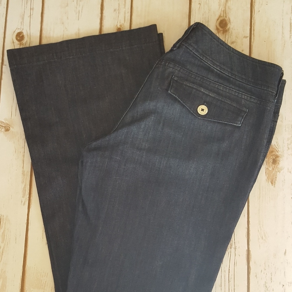 White House Black Market Trouser Leg Jeans, Sz 10R